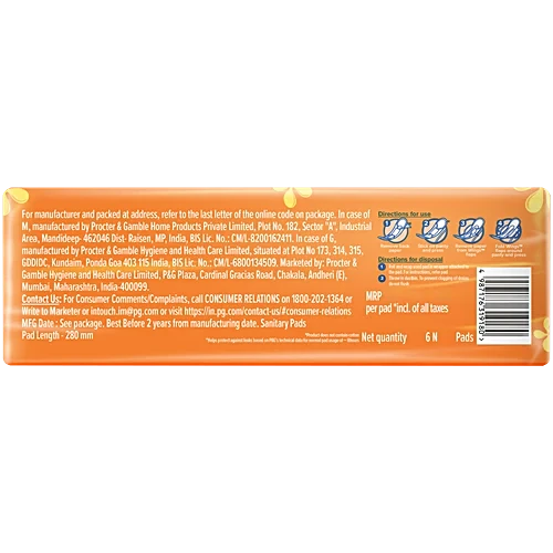 Whisper Choice Night Sanitary Pads XXL, 16 Count - Image 2