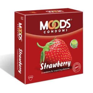MOODS STRAWBERRY CONDOMS 3S