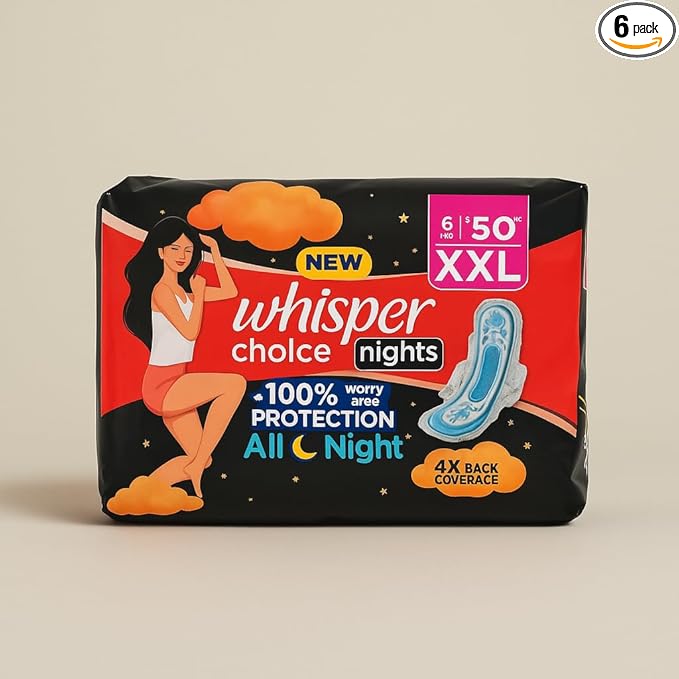 WHISPER CHOICE NIGHTS XXL 6N