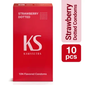 KS KAMASUTRA STRAWBERRY DOTTED 10N