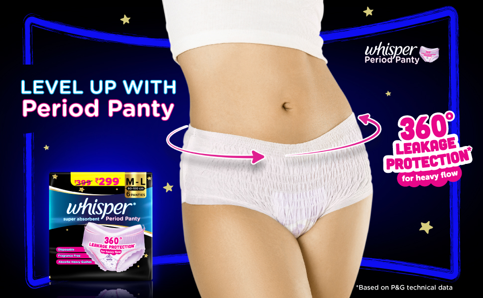 WHISPER PERIOD PANTY M-L - Image 2