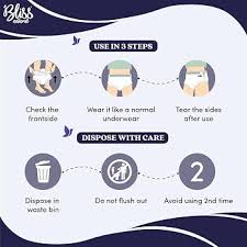 BLISS NATURAL DISPOSABLE PERIOD PANTIES L-XL 5N - Image 2