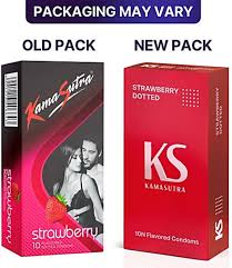 KS KAMASUTRA STRAWBERRY DOTTED 10N - Image 2