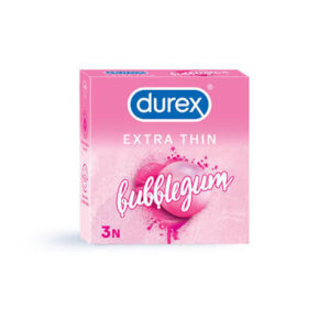 DUREX EXTRA THIN BUBBLEGUM 3N