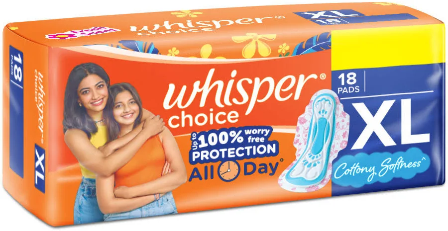 WHISPER CHOICE 18 PADS