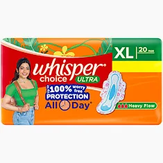 WHISPER CHOICE ULTRA XL 20 PADS