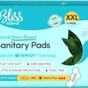 BLISS NATURAL SANITARY PADS XXL 6N