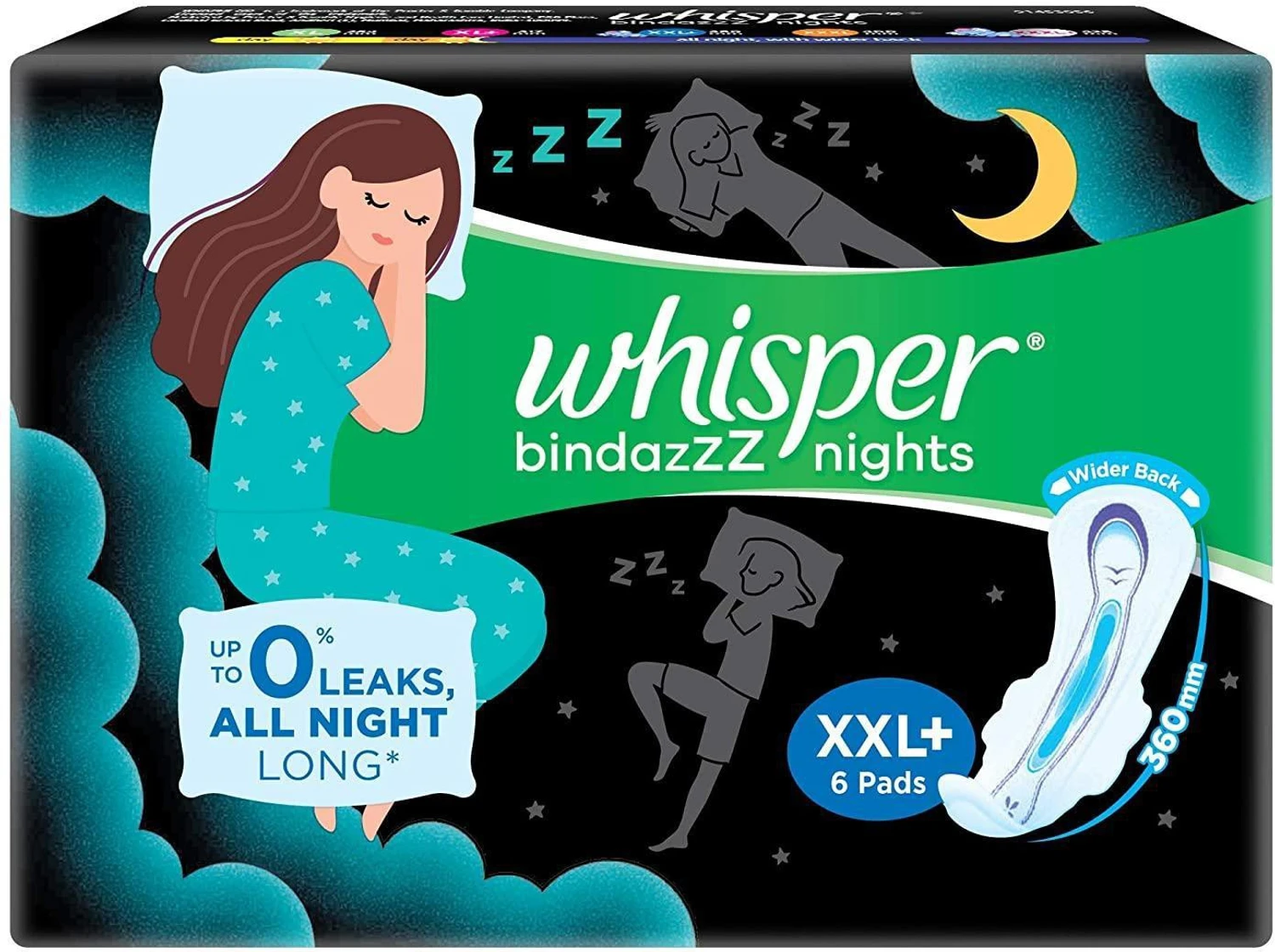 WHISPER DINDAZZZ NIGHTS XXXL+